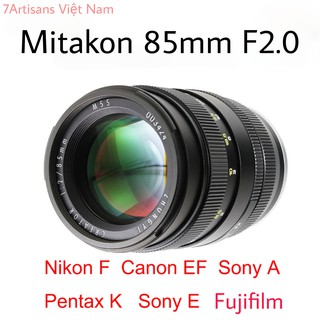 Ống kính Zhongyi Creator Mitakon 85mm F2 - Lens chân dung dành cho Fujifilm