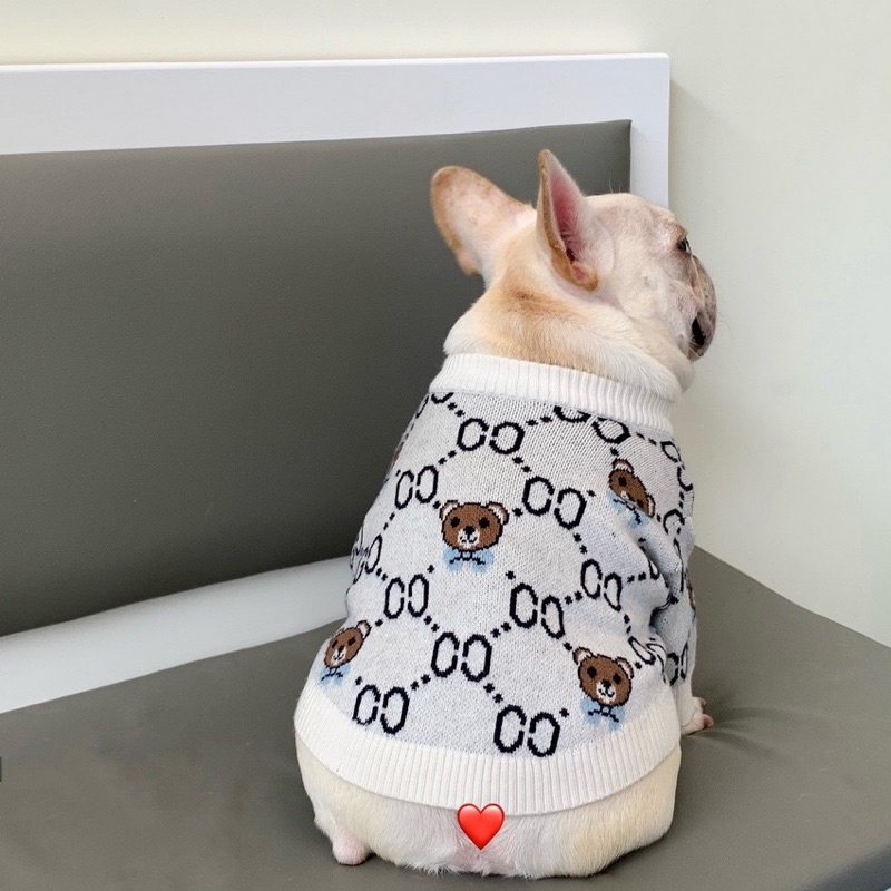 ÁO LEN GUCCl GẤU dành cho chó mèo