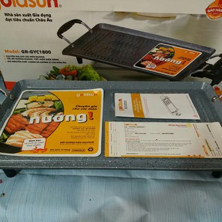 Bếp Nướng Điện Chống Dính Vân Đá GOLDSUN chính hãng - BH 12 tháng