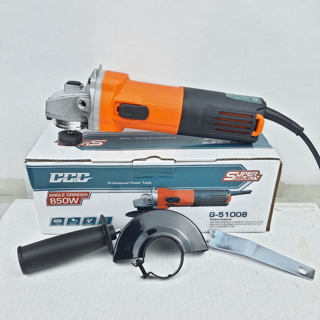 Máy mài góc, máy cắt cầm tay 51008, lõi đồng 100% hàng chính hãng GGG.