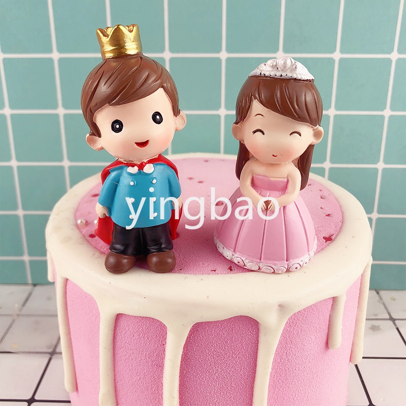 Mô Hình Búp Bê Trang Trí Bánh Kem Hình Hoàng Tử Hoàng Tử Dành Cho Trẻ Em