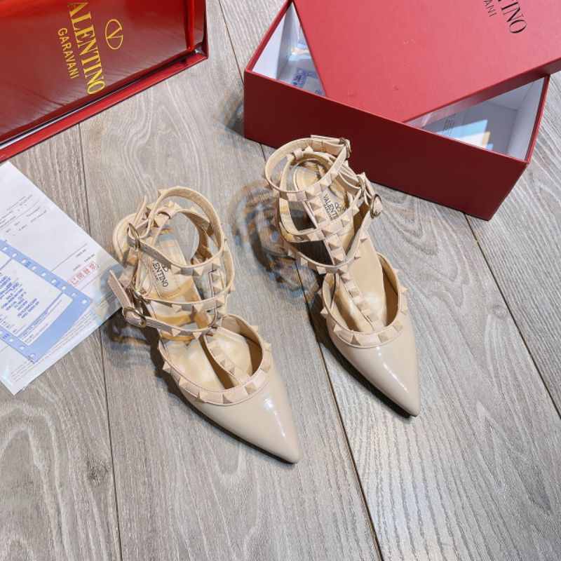 x(ẢNH THẬT) Sandal 7p Viền Đinh Tán Da Bóng Mềm Êm Fullbox Bill Túi Cao Cấp