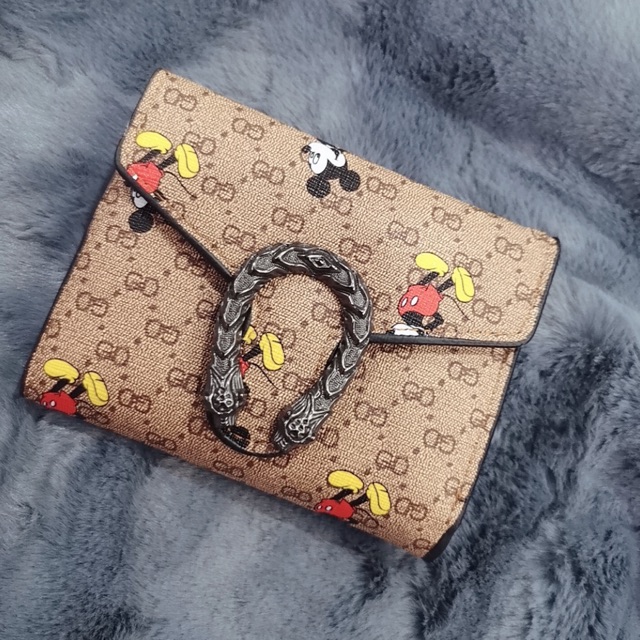 Ví Cầm Tay Nữ In Hình Mickey Xinh Xắn Chất Liệu Da Cao Cấp | BigBuy360 - bigbuy360.vn