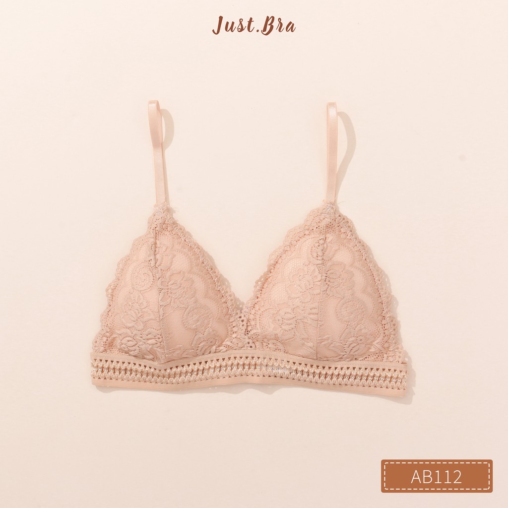 Áo ngực Just Bra mút mỏng chất liệu ren xinh xắn AB112 | BigBuy360 - bigbuy360.vn