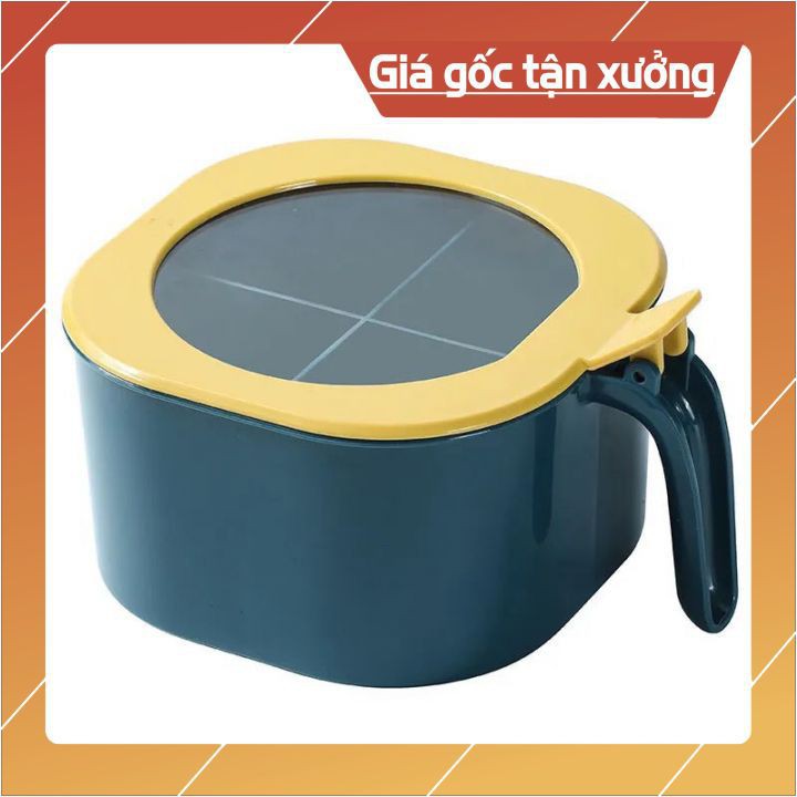 Hộp đựng gia vị -Hộp gia vị 4 ngăn -bằng nhựa cao cấp có nắp đậy kèm thìa muỗng  tiện dụng cho nhà bếp | BigBuy360 - bigbuy360.vn