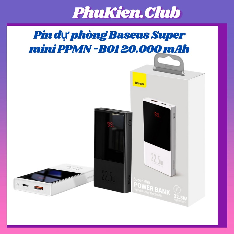 Pin dự phòng Baseus Super mini PPMN -B01 20.000 mAh