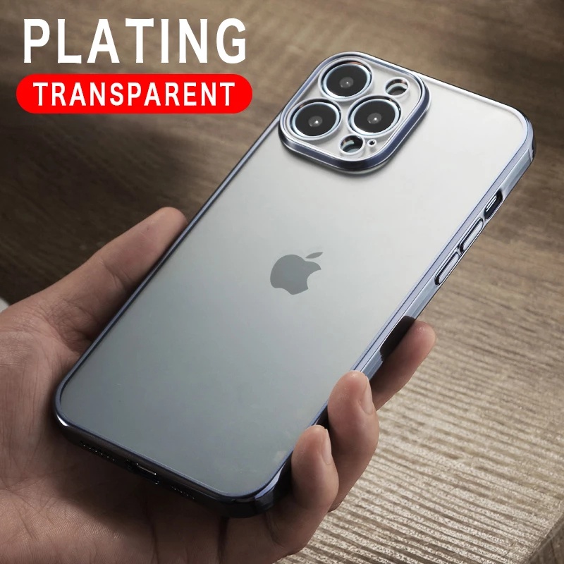 Ốp lưng viền vuông sang trọng dành cho compatible for iPhone 13 Pro Max 12 Pro Max 11 x xs max xr 7 8 plus se 2020