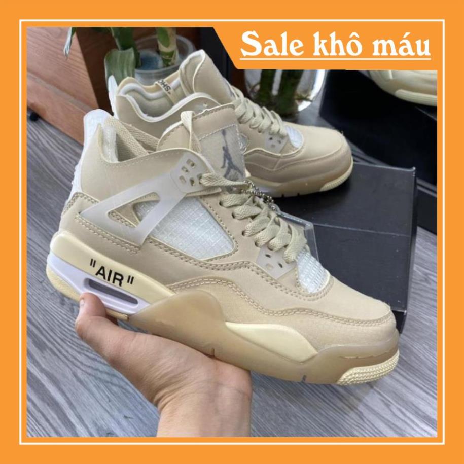 Giày Sneaker Jordan 4 Off White Full Box Full Phụ Kiện Freeship | BigBuy360 - bigbuy360.vn
