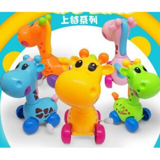 Đồ chơi hươu cao cổ bằng cót kute