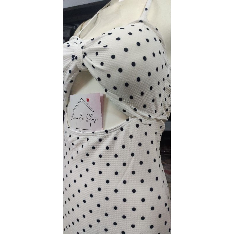 Bikini Áo Tắm 2 Dây Quảng Châu LMD33 Hoạ Tiết Chấm Bi Thắt Nơ Bánh Bèo Hottrend 2021 Sang Chảnh Xịn Đẹp Sexy Tôn Dáng | BigBuy360 - bigbuy360.vn