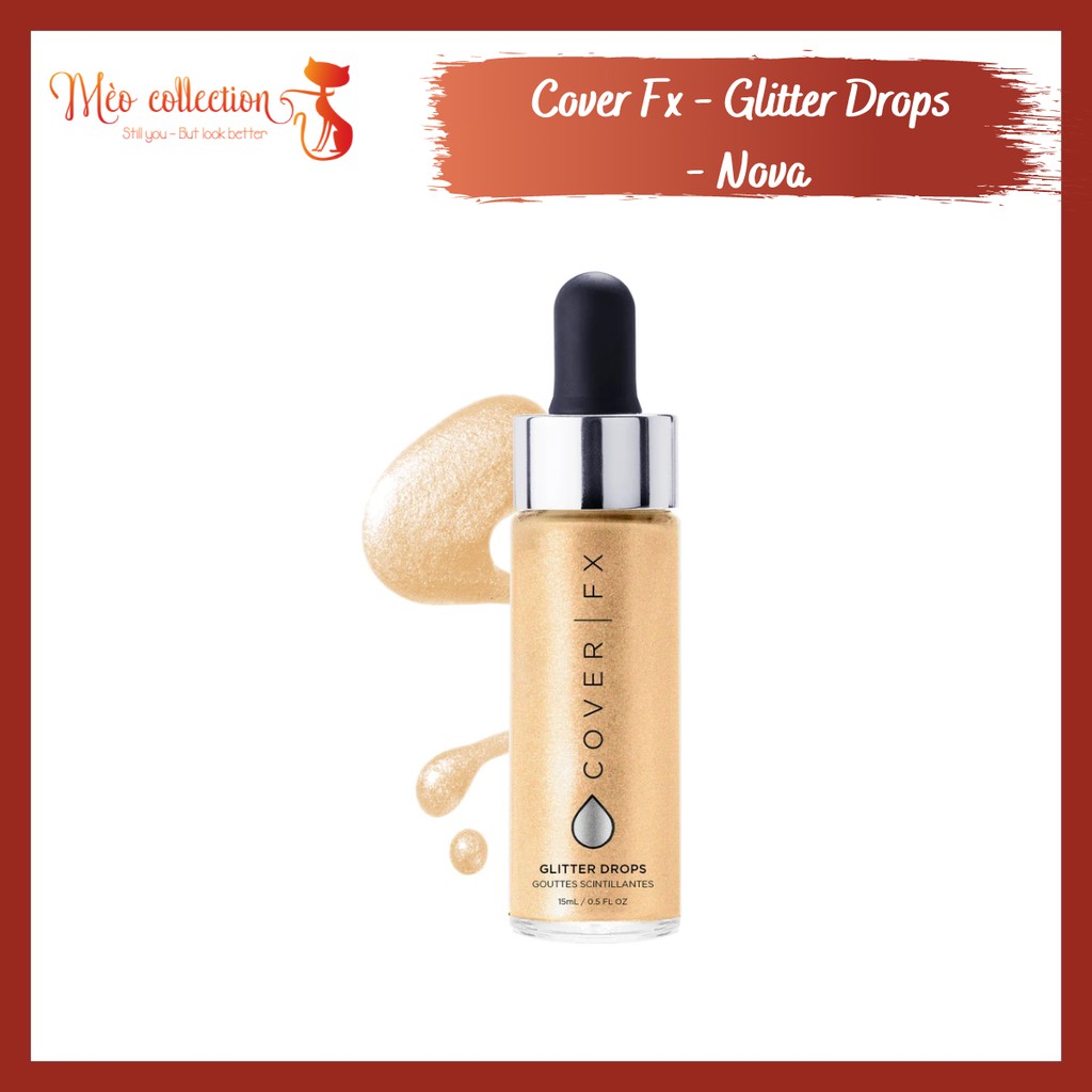 Glitter dạng lỏng Cover Fx - Glitter Drops màu Nova