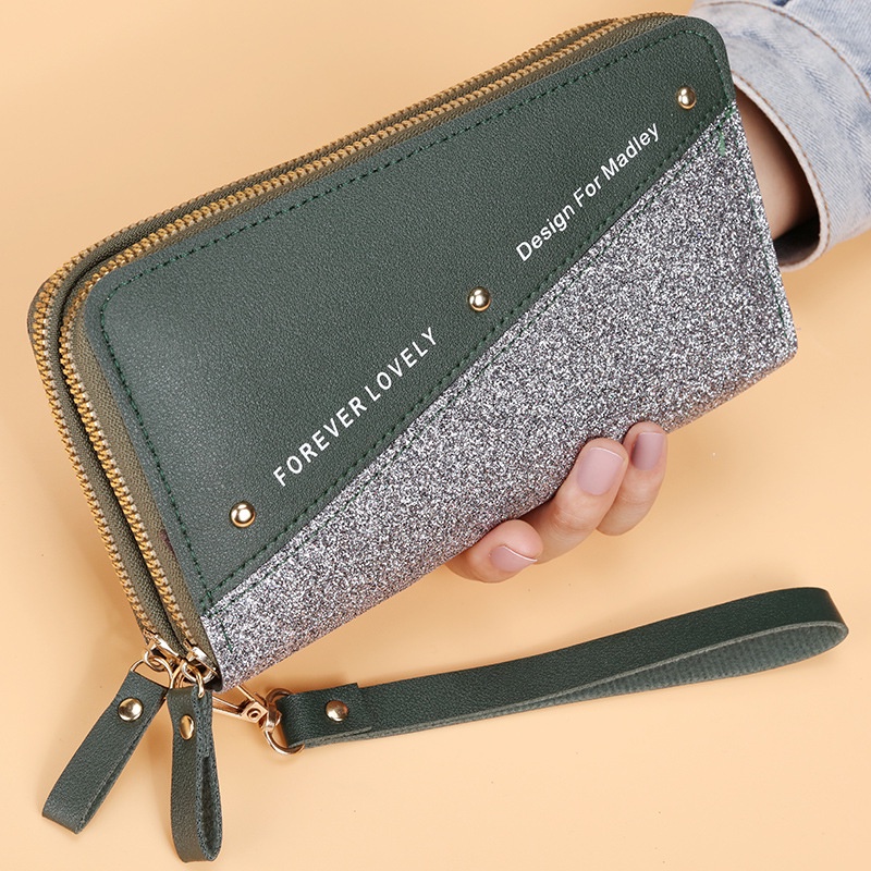 Ví Nữ Dài Khóa Kéo Thời Trang Hàn Quốc Giá Đỡ