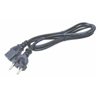 Dây nguồn 3 chấu, chiều dài 2 mét, được làm từ đồng nguyên chất, đúng tiết diện, được sử dụng cho laptop, thiết bị vp...