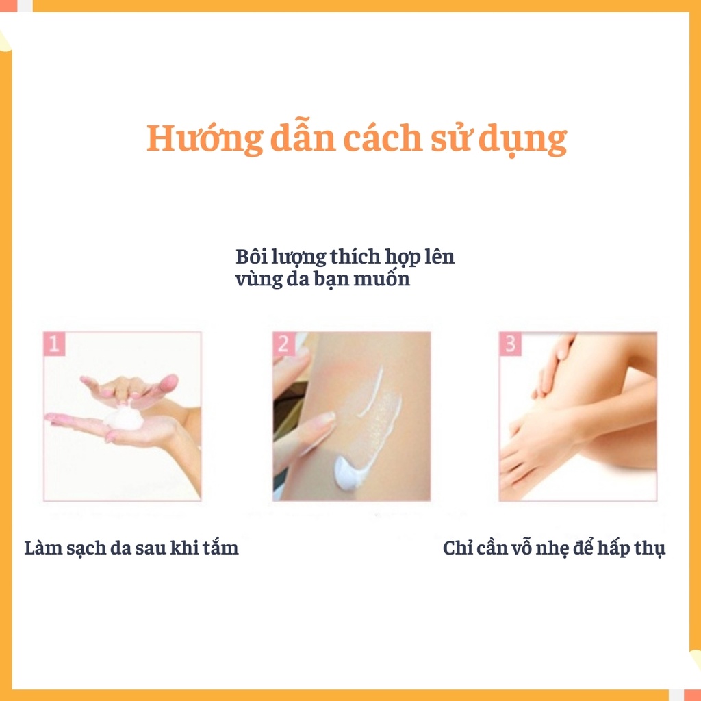 Sữa Dưỡng Thể Kem Dưỡng Da Body Ban Đêm Trắng Da Dưỡng Ẩm Hankey Hàng Nội Địa Trung-AnnA.40.Cosmetic