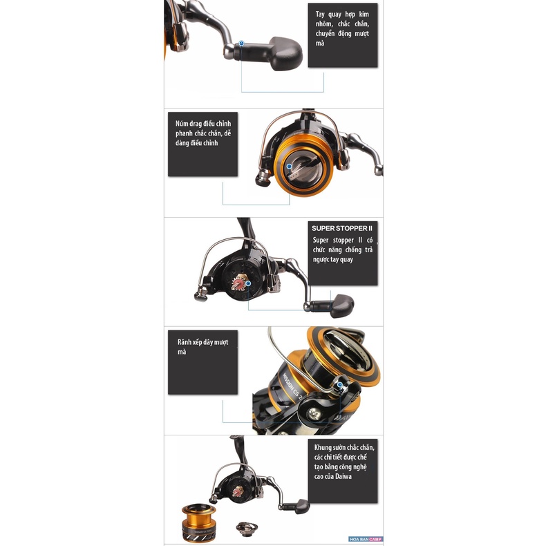 Máy Câu Dọc Daiwa Mission CS