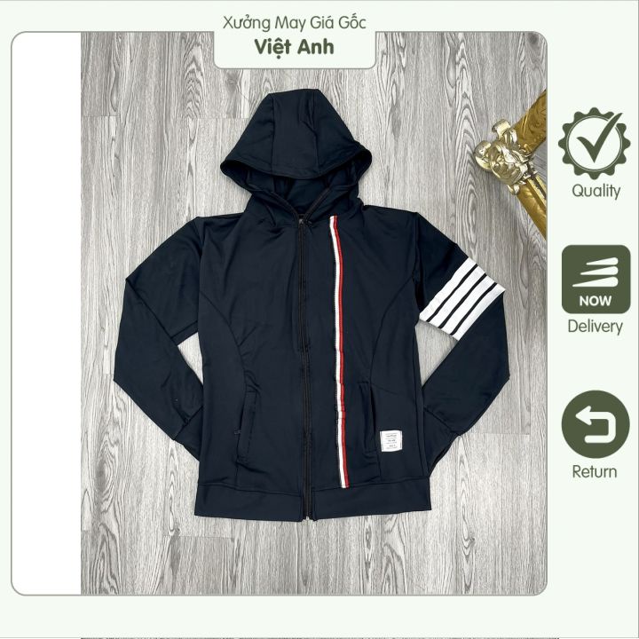 Áo chống nắng nam THOM - LV - Dior - Teddy - Adidas cao cấp vải thông hơi thoáng mát kẻ sọc hotrend 2023 _Ad06