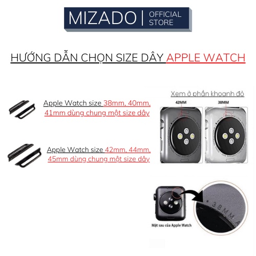 Dây da thủ công Swift Xanh Ngọc dành cho Apple Watch, đồng hồ thông minh, đồng hồ cơ MIZADO