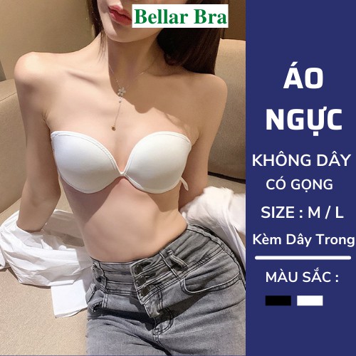 Áo Ngực Nữ Không Dây - Áo Cúp Ngực Tạo Vòng 1 Gợi Cảm ( Tặng Kèm Dây Trong Áo ) A750