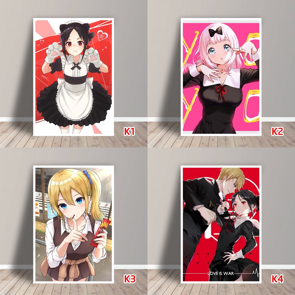 Tấm Postcard Cao Cấp Anime Kaguya-Sama: Love Is War