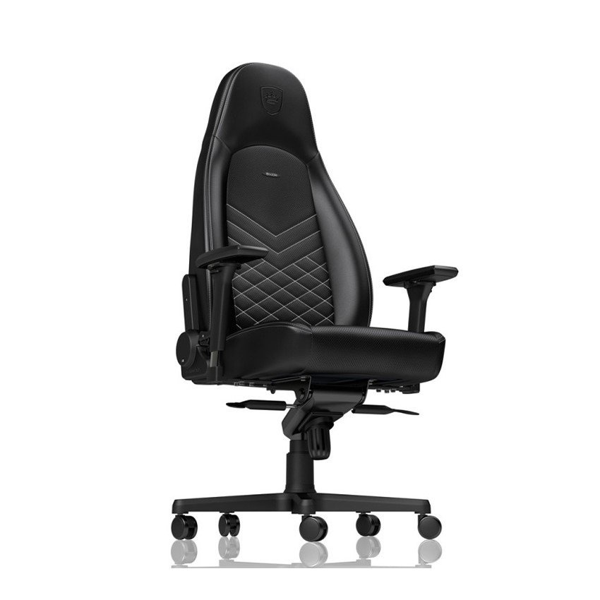 Ghế gaming NobleChairs ICON PU Series ( black - black/gold - black/red ) - Hàng chính hãng