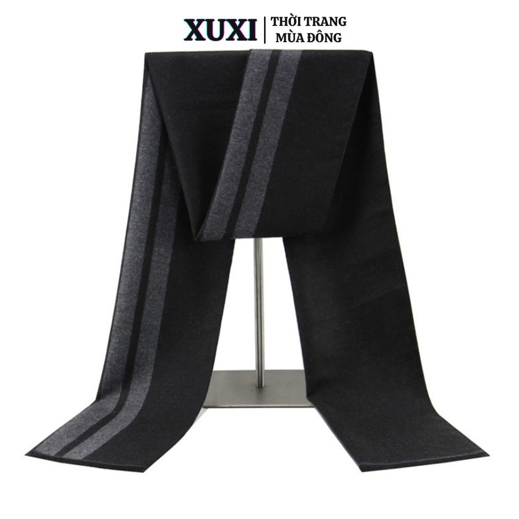 ☃♣✉Khăn len quàng cổ nam nữ mùa đông giữ ấm cao cấp Xuxi choàng thời trang nhiệt tốt