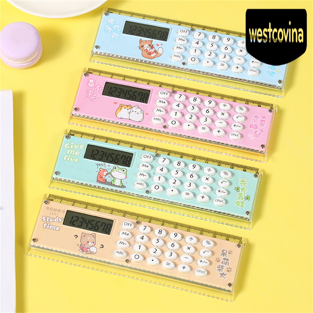 Phương Tây✎Máy Tính Cầm Tay Màn Hình Lớn 8 Chữ Số