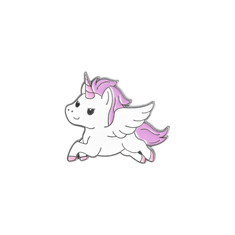 Trâm cài áo QIHE JEWELRY phối hình kỳ lân tùy chọn kiểu dáng