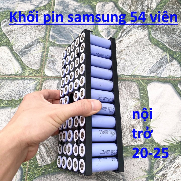 Cell pin samsung ICR18650-22P, hàng tháo khối pin