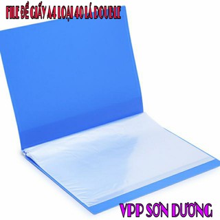 FILE LÁ ĐỰNG GIẤY A4 DOUBLE 20,40,60,80 lá