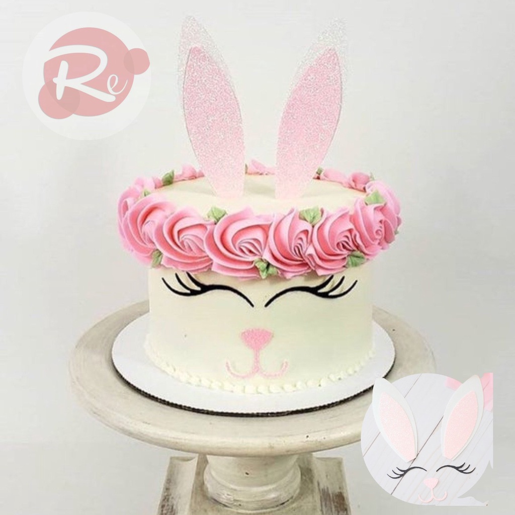 [SIÊU RẺ❤️] – SCG Tai thỏ (Mẫu 2) - Trang trí bánh sinh nhật bánh kem