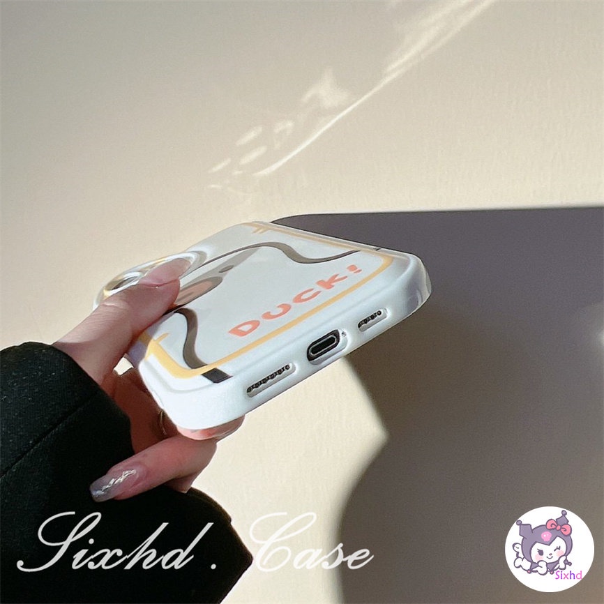 Compatible With Samsung A04s A03s A12 A13 A14 A22 A23 A33 A53 A04 A04e A32 A34 A50 A50s A30s A21s A31 A11 M11 A03s A02s A51 A52 A54 A71 A72 A73 M23 S22Ultra S20FE sixhd Ốp Điện Thoại TPU Đệm Khí Chống Sốc In Hình Vịt Hoạt Hình Cho