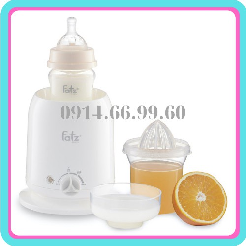 [Mã 267FMCGSALE giảm 8% đơn 500K] Máy hâm sữa và thức ăn siêu tốc 4 chức năng Fatzbaby / FB3002SL