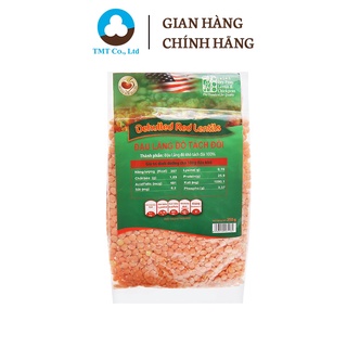 Đậu lăng đỏ dry pea tách đôi 250gr