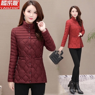 Áo Khoác Đệm Cotton Đệm Cotton Mỏng Nhẹ Thời Trang Mùa Đông 2020