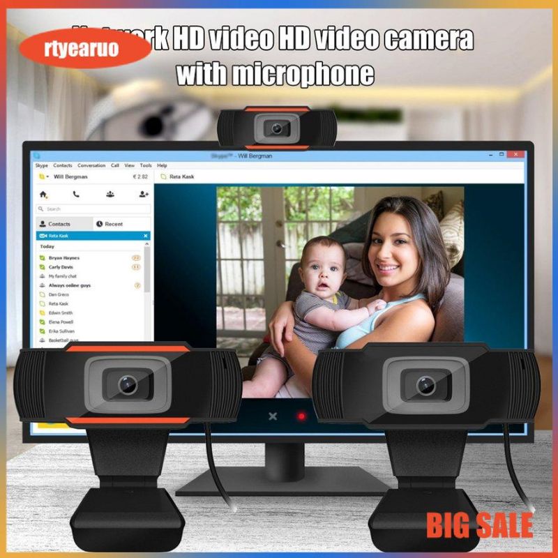 WEBCAM Học Trực Tuyến HD 720P Có Mic