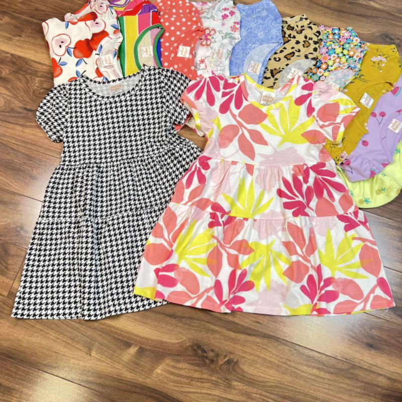 ✓18-35kg✓ Váy đại 2 tầng cho bé gái từ 18-35kg - mẫu 2022 - BẢNG MÀU 1