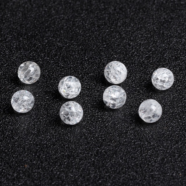 10 Hạt tròn tuyết làm vòng handmade DIY - MH485