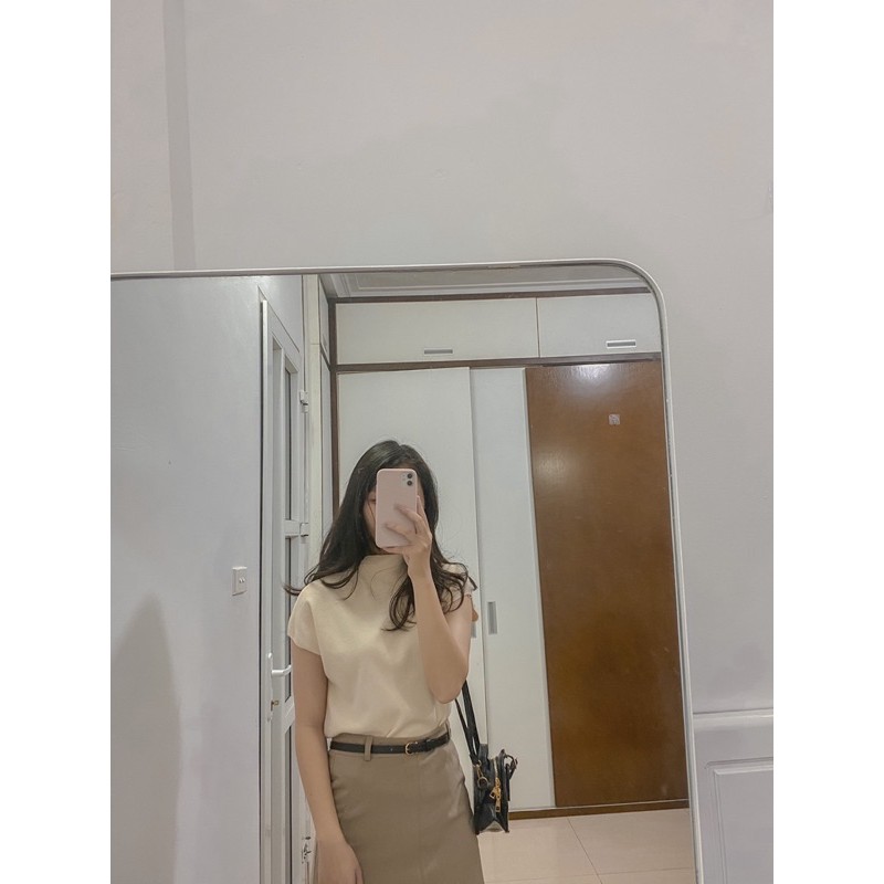 ảnh thật - áo len cộc tay