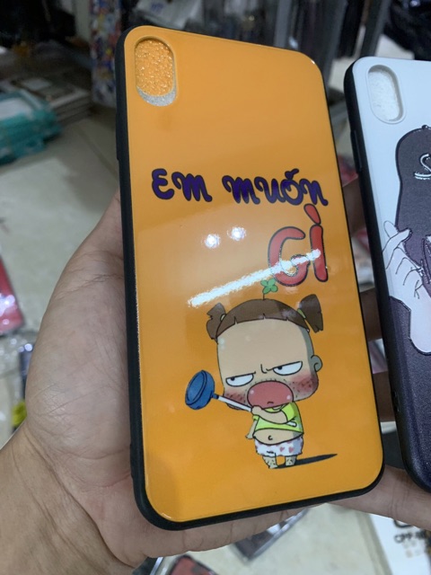 Ốp lưng iPhone xs max Quỳnh aka dễ thương