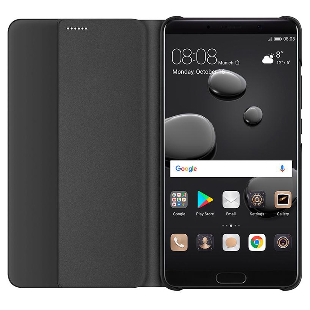 Bao da điện thoại nắp gập thông minh phối nam châm từ tính bảo vệ 360 độ dành cho Huawei Mate 10 Pro Mate 10