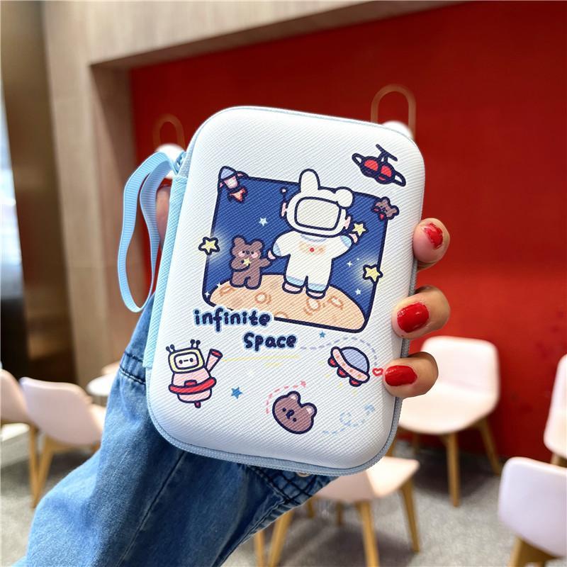 Túi Đựng Phụ Kiện Điện Tử Họa Tiết Hoạt Hình Dễ Thương