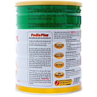Sữa bột Nutifood Pedia Plus 900g (1 - 10 tuổi)