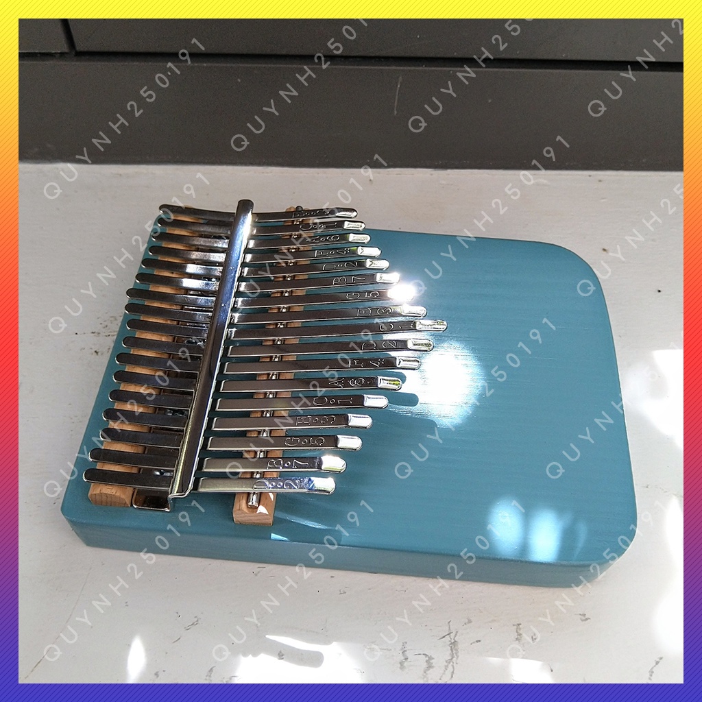 Đàn kalimba 17 phím gỗ nguyên khối cao cấp kiểu dáng tiện dụng - QLBD1216