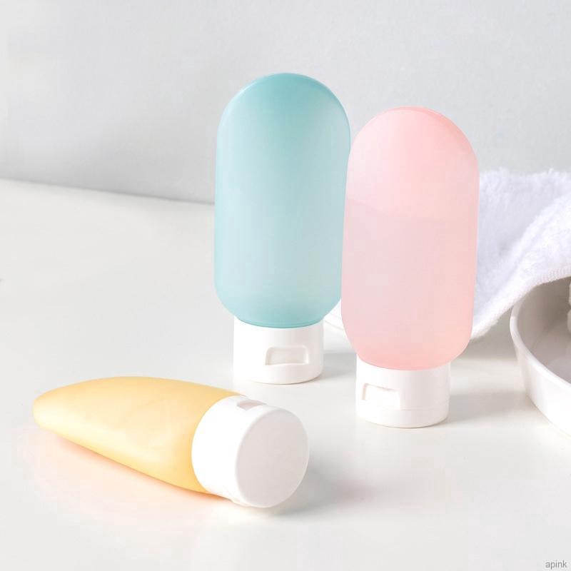 Tuýp silicone đựng dầu gội có thể bóp chống rò rỉ nhỏ gọn tiện lợi cho du lịch
