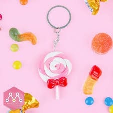 móc khoá gấu thỏ kẹo mút MK23 móc khoá lolipop cute dễ thương | BigBuy360 - bigbuy360.vn