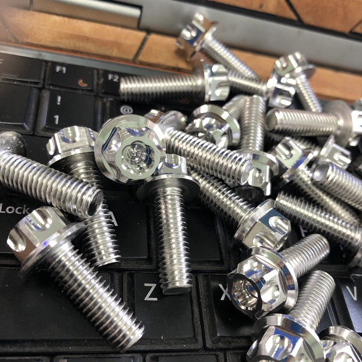 Ốc inox Salaya VN [mẫu đầu cao] - 8li25 (m8x25) - 8li3 (m8x30) - 8i4 (m8x40) -[FREESHIP XTRA] - dành