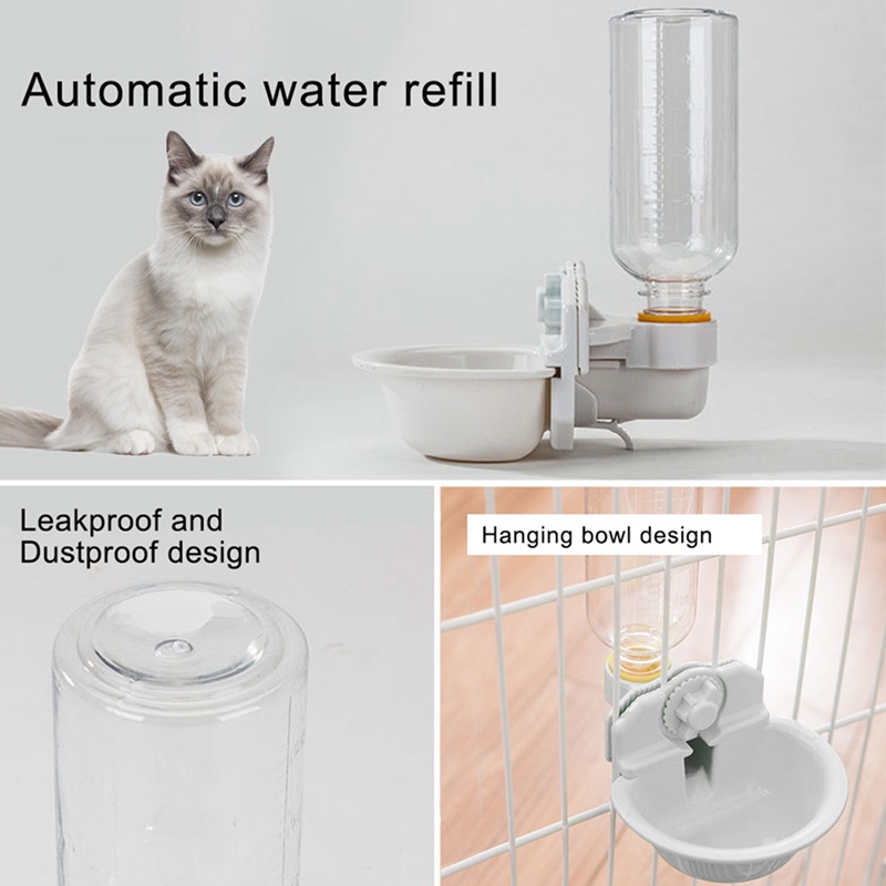Bình Uống Nước Tự Động Cho Thú Cưng Thỏ Thỏ Chim Chó Mèo Chim