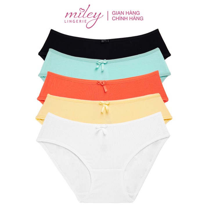  Combo 5 Quần Lót Modal Bikini Comfort Miley Lingerie BCS_04 - Giao màu ngẫu nhiên
