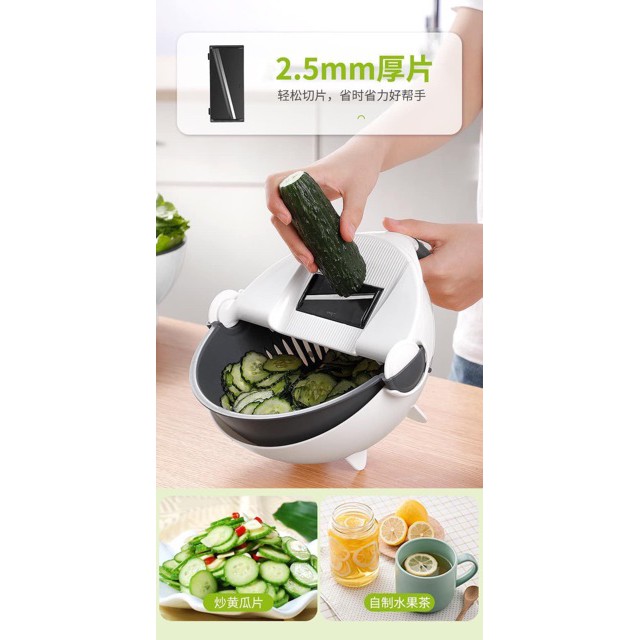 BỘ RỔ ĐA NĂNG NHÀ BẾP 7 LƯỠI NẠO KÈM DỤNG CỤ NẠO TIỆN LỢI (RẺ NHẤT SHOPEE)