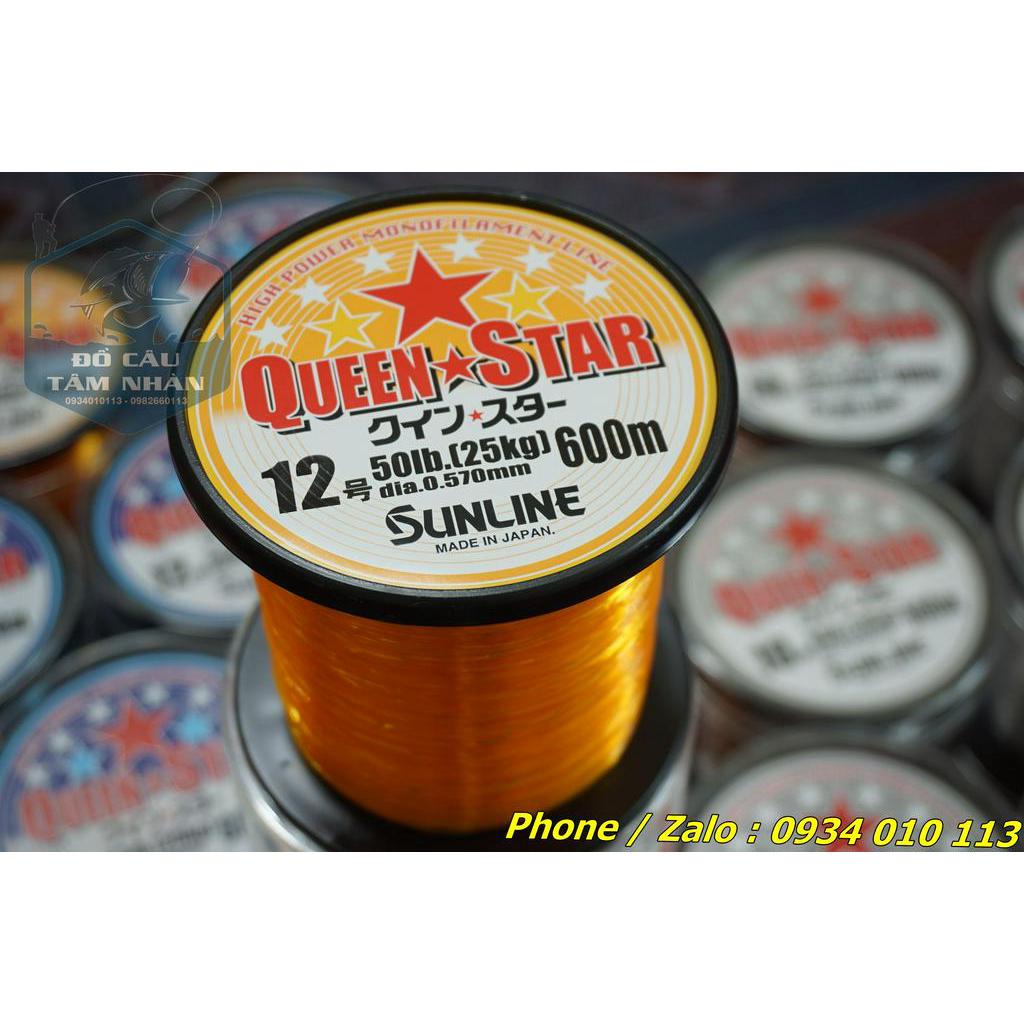 [Chính hãng] [Ảnh thật] Dây cước Sunline Queen Star 600M - Made in Japan